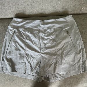 Athleta Light Gray Cargo Shorts